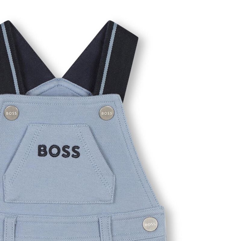 BOSS Striped Strap Overalls 6M - 18M image number 2